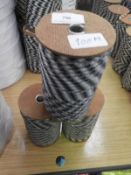 ~900m of Black, White & Grey Ribbon