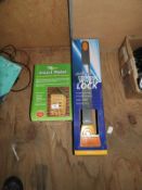 Steering Wheel Lock and a Insect Hotel