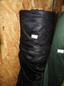 Roll of Black Satin Style Fabric