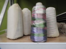 Ten Roll Containing ~2500m of Assorted Multicolour