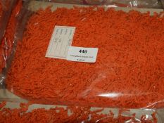 Three Cards Containing 10m of Orange & Gold Decora