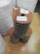 ~900m of Black, White & Grey Ribbon