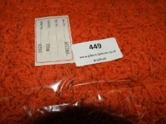 Three Cards Containing 10m of Orange & Gold Decora