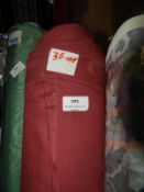 36m Roll of Maroon Fabric