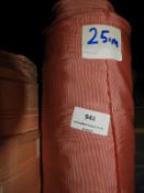 25m Roll of Pink Fabric