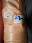 28m Roll of Coral Fabric