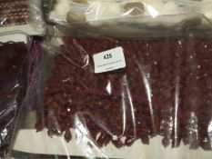 Three Cartons Containing Assorted Sequin and Decorative Ribbon (As Per Photograph)