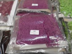 Three Cards Containing 10m of Decorative Purple Br