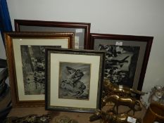 Six Framed Prints