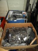 Box Containing Black Ribbon and a Box of Assorted