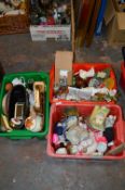 Three Boxes of Assorted Decorative Items Including