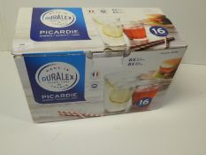 *Duralex Picardie 16 Piece Glass Set