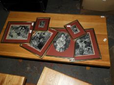 Set of Six Gilt Framed Prints