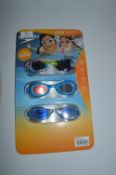 *Childrens Age 3-8 Goggles 3pk