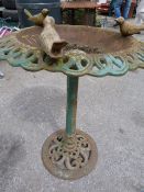 Cast Iron Birdbath