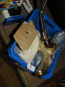 Box Containing Basin Taps, Plumbing Fittings, etc.