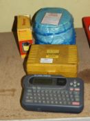 Three Smoke Alarms, Starrett Hole Saw, Label Printer and a Robin Loop Tester