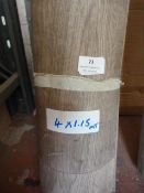 Roll of Wood Effect Lino 4x1.15m