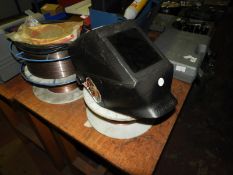 *Welding Screen and Three Rolls of Welding Wire