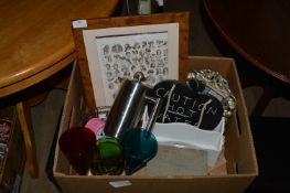 Box Containing Chalkboards, Decorative Picture Fra