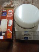 Bulkhead Light and Round Opal Ceiling Light