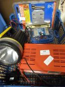 Battery Charger, Torch, Five Lever Lock etc