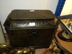 Embossed Trinket Box Containing Assorted Party Dec