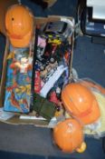 Assortment of Toys, Trucks, Marvel Heroes, etc.