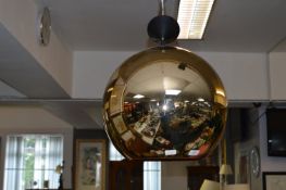 Large Metallic Gold Finish Lampshade