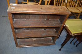 Small Vintage Oak Bookcase