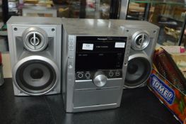Panasonic Five Disc Changer Hi Fi System