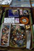 Tray Lot of Costume Jewellery