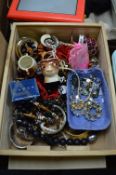 Box of Costume Jewellery