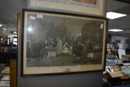 Vintage Print - The Rent Day 1877