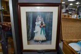 3D Picture of a Edwardian Girl