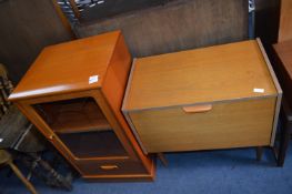 Hi Fi Cabinet and Retro Record Cabinet