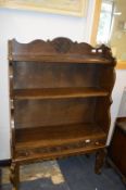 Carved Oak Bookcase