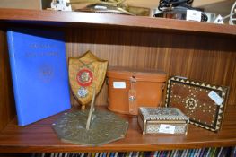 Binoculars, Brass Sundial, etc.