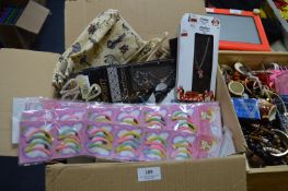 Collection of Costume Jewellery, Hair Slides, etc.