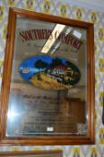 Reproduction Advertising Mirror - Southern Comfort
