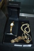 Small Lot of Costume Jewellery Including Sekonda a