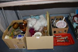 Three Boxes of Household Items, Kitchenware, Teapo