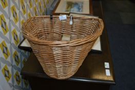 Wicker Bicycle Basket