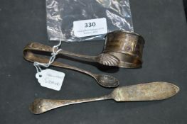 Approximately 56g of Scrap Silver; Hallmarked Ster