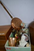 Box of Assorted Collectible Items Including Copper