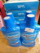 *Four Bottles of Aquafresh Mouthwash