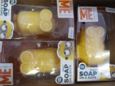 *Three Despicable Me Minions Soaps