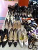 Table of Shoes and Belts (Worn)