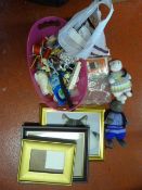 Box of Cotton and FRames, etc.