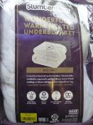 Slumberdown Double Bed Heated Under Blanket